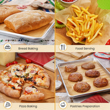 Load image into Gallery viewer, Parchment Paper Baking Sheets by Baker&#39;s Signature | Precut Non-Stick &amp; Unbleached - Will Not Curl or Burn - Non-Toxic &amp; Comes in Convenient Packaging - 12x16 Inch Pack of 120